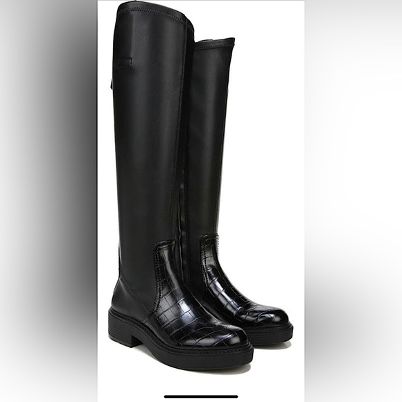 Franco Sarto Shoes - Keaton Croc Embossed Faux Leather Boot